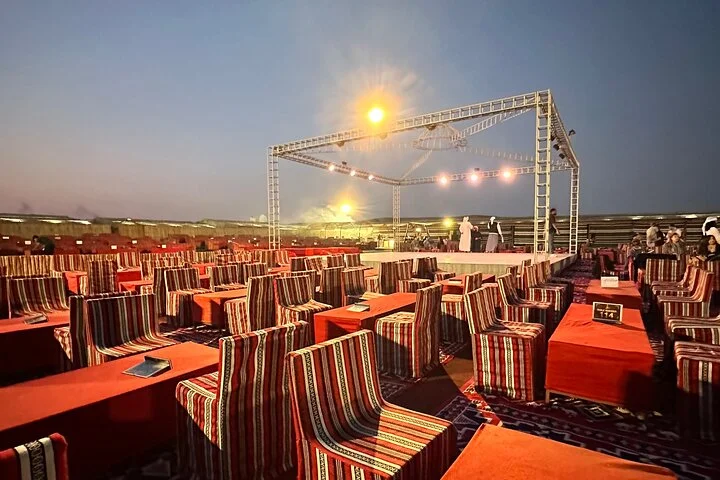 Dubai: Red Dunes, Sandsurf, Camel Ride, BBQ Dinner at Desert Camp