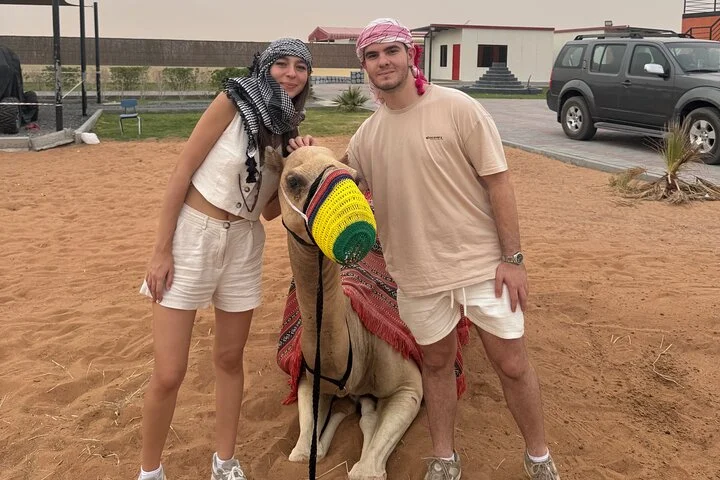 Dubai: Red Dunes, Sandsurf, Camel Ride, BBQ Dinner at Desert Camp