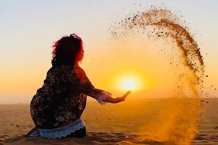 Dubai Red Dunes with Sandboarding, Camel Ride, Falcon & VIP Camp