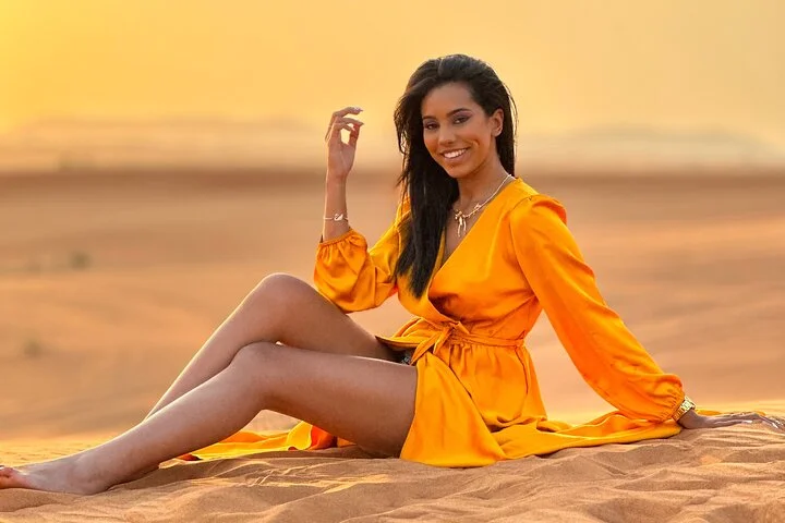 Dubai Sunrise private Desert Safari With Camel Ride