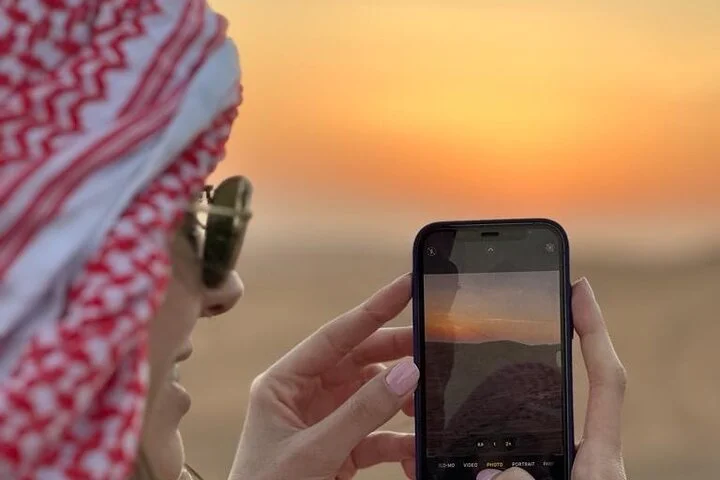 Dubai Sunrise private Desert Safari With Camel Ride