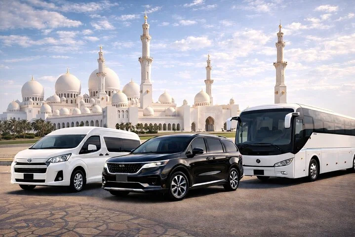Dubai to Abu Dhabi Private Transfer – One Way & Return
