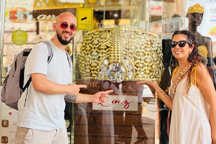 Dubai Top Attractions, Blue Mosque, Local Markets with Abra ride