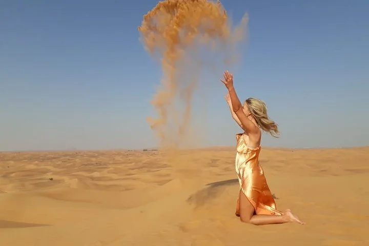 Dubai: Unique MORNING Quad Bike Red Dunes Safari