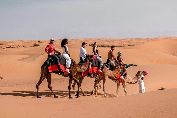 Dubai VIP Desert Safari with Pick/Drop, Camel Ride, Dinner & Show
