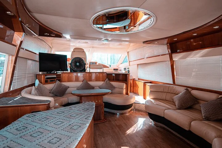 Dubai Yacht Rental - Book 58 ft Private Yacht up to 28 persons