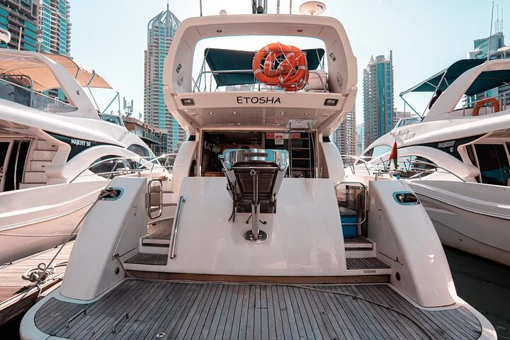 Dubai Yacht Rental - Book 58 ft Private Yacht up to 28 persons
