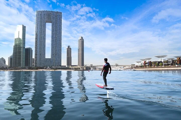 EFoil and Hydrofoil Surfboard Activity in Dubai