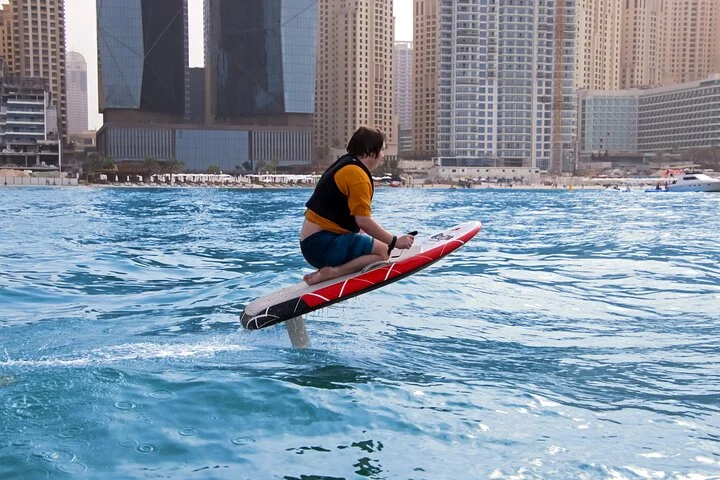 EFoil and Hydrofoil Surfboard Activity in Dubai