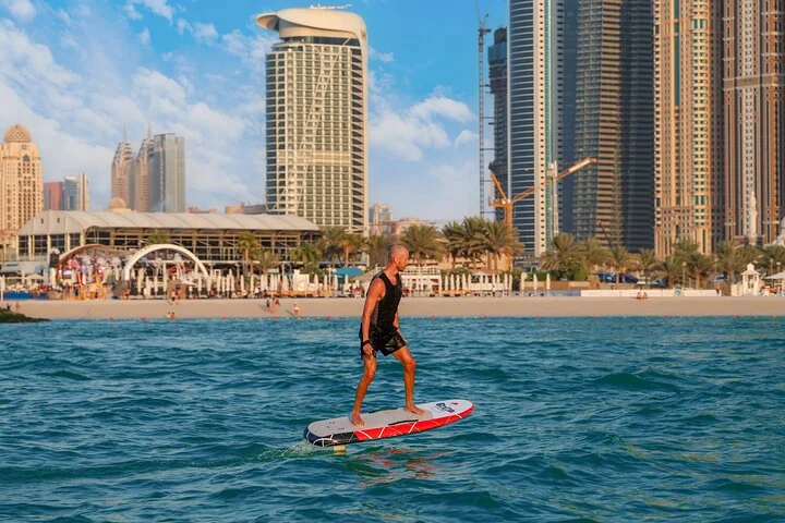 EFoil and Hydrofoil Surfboard Activity in Dubai