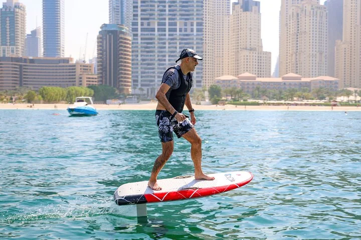 EFoil and Hydrofoil Surfboard Activity in Dubai