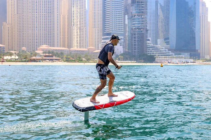 EFoil and Hydrofoil Surfboard Activity in Dubai