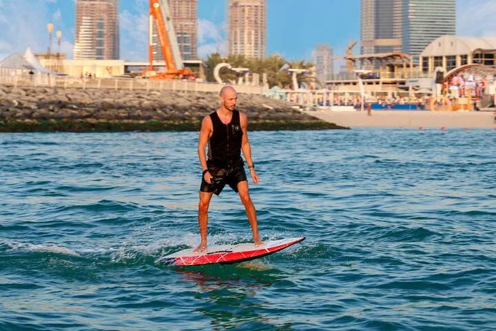 EFoil and Hydrofoil Surfboard Activity in Dubai