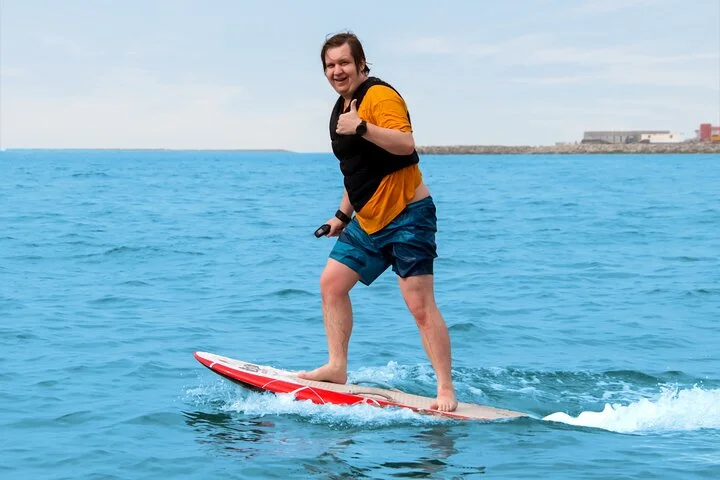 EFoil and Hydrofoil Surfboard Activity in Dubai