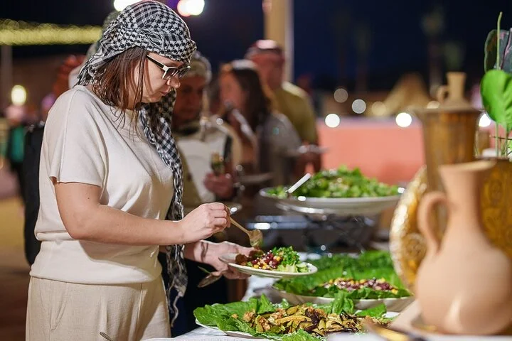 Evening Desert Safari BBQ Dinner Camel Ride & Optional Quad Bike