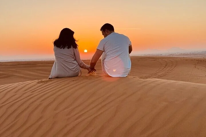 Evening Desert Safari Camel, Falcon, Sandboarding BBQ & Shows