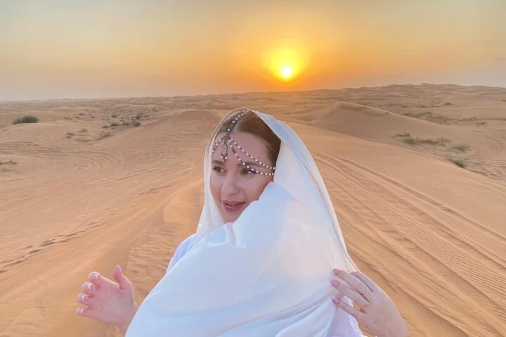 Evening Desert Safari Camel Ride Live Shows Shisha Dinner