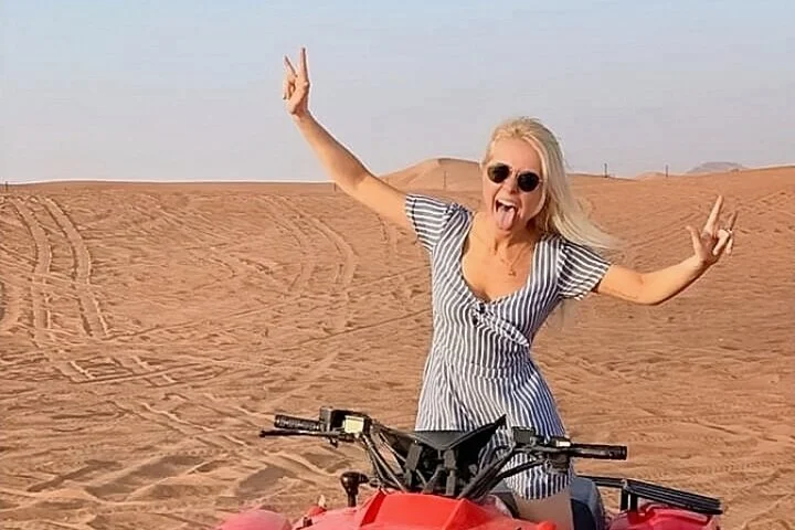 Evening Desert Safari from Dubai with Quad Bike Ride