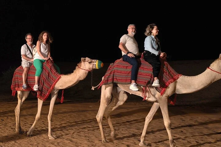 Evening Desert Safari with Quad Bike, BBQ Dinner and Camel Ride