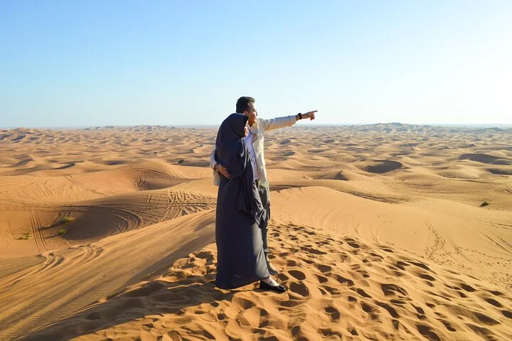 Evening Desert Safari with Quad Bike, BBQ Dinner and Camel Ride