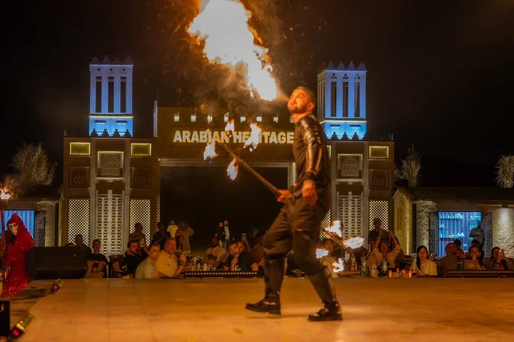 Evening Desert Safari with Quad Bike Experience, BBQ Dinner & Live Shows