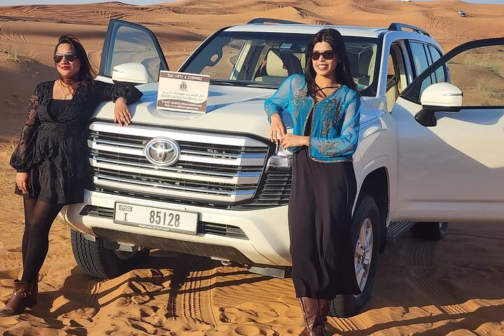 Evening Dubai Desert Safari with Quad Biking & Sandboarding