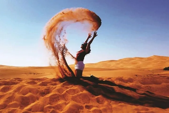 Evening Red Dunes Desert Safari Private Only Dune Bashing
