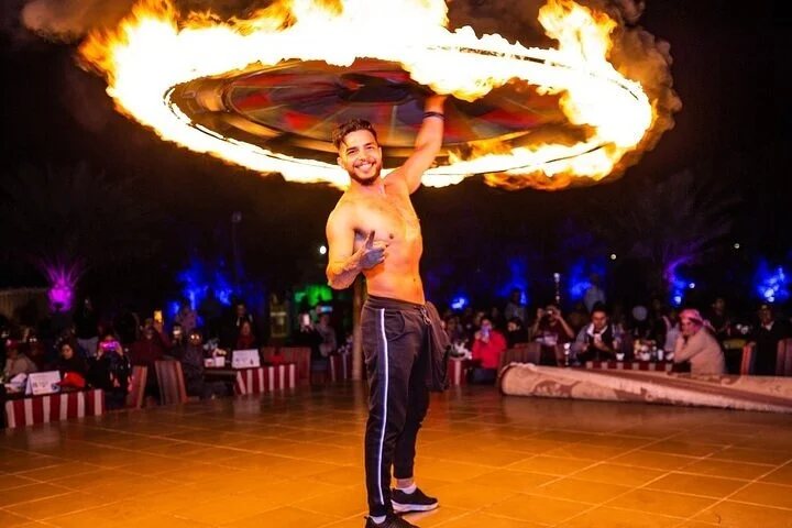 Experience Evening Desert Safari with BBQ Dinner in Dubai