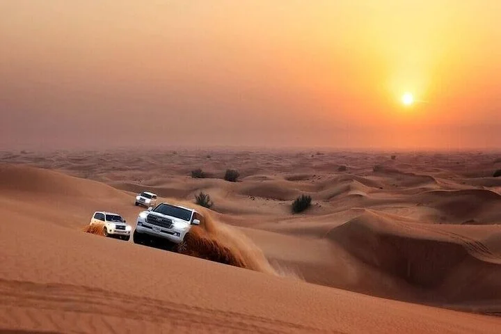 Experience Evening Desert Safari with BBQ Dinner in Dubai