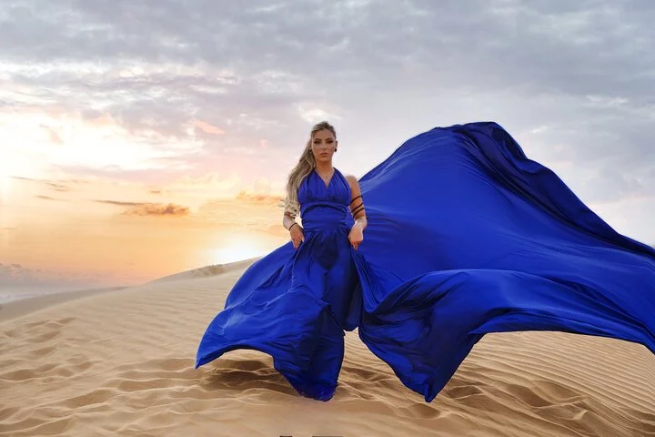 Flying Dress Luxury Photoshoot