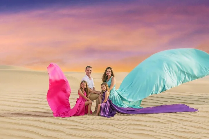 Flying dress photoshoot Dubai Solo, Couple and Group Session