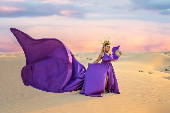 Flying dress photoshoot Dubai Solo, Couple and Group Session