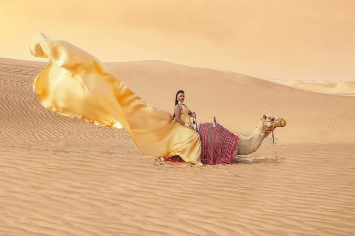 Flying dress photoshoot Dubai Solo, Couple and Group Session