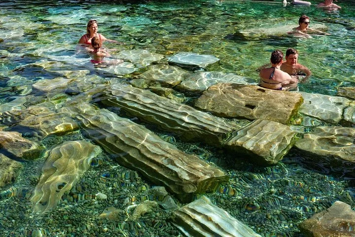 From Antalya Pamukkale and Hierapolis Tour with Cleopatra Pool