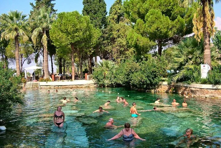 From Antalya Pamukkale and Hierapolis Tour with Cleopatra Pool