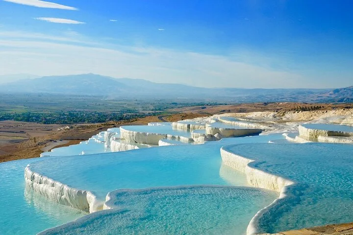 From Antalya Pamukkale and Hierapolis Tour with Cleopatra Pool