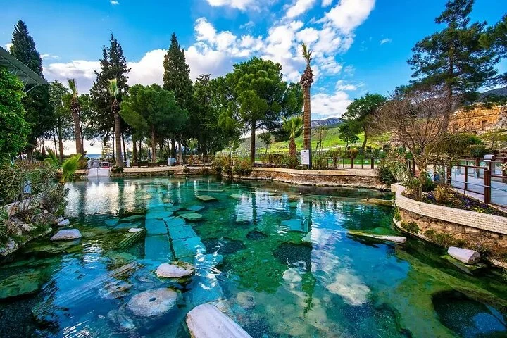 From Antalya Pamukkale and Hierapolis Tour with Cleopatra Pool
