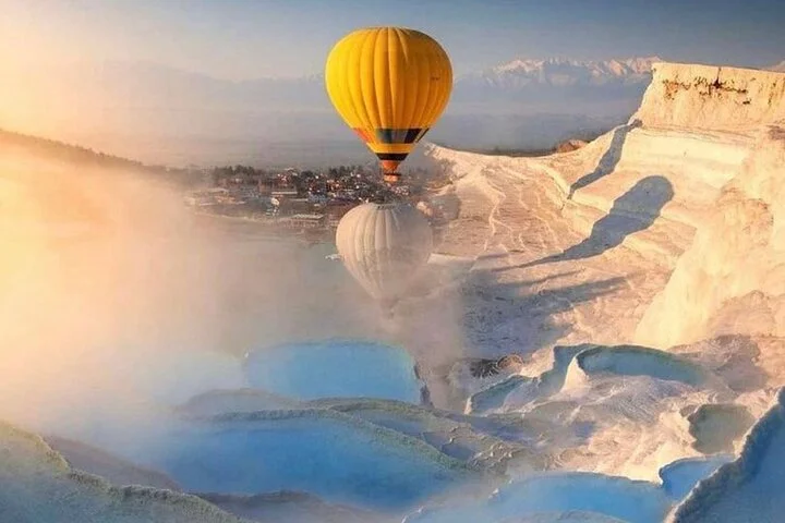 From Antalya: Pamukkale Day Trip w/Optional Balloon Flight