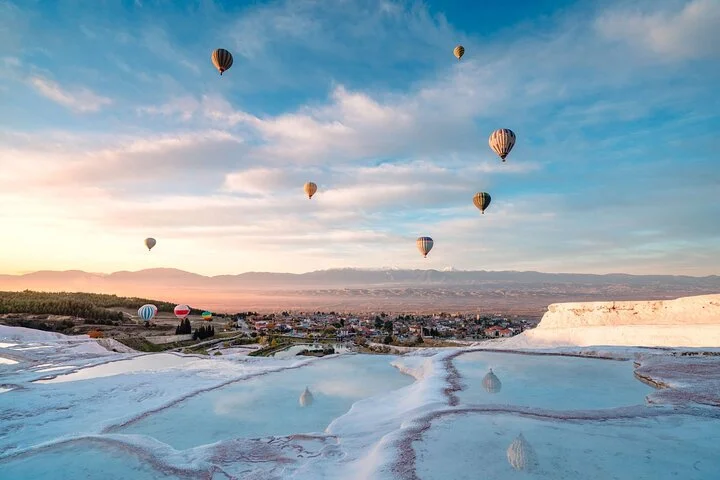 From Antalya: Pamukkale Day Trip w/Optional Balloon Flight