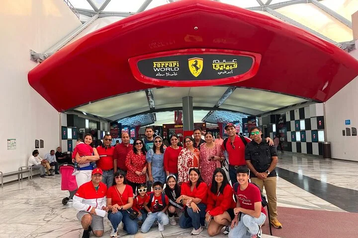 Full Day Abu Dhabi City Tour + Ferrari World Park Private Basis