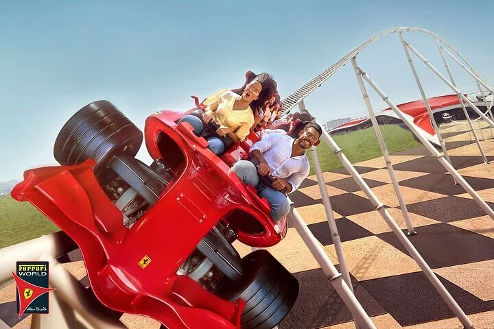 Full Day Abu Dhabi City Tour + Ferrari World Park Private Basis