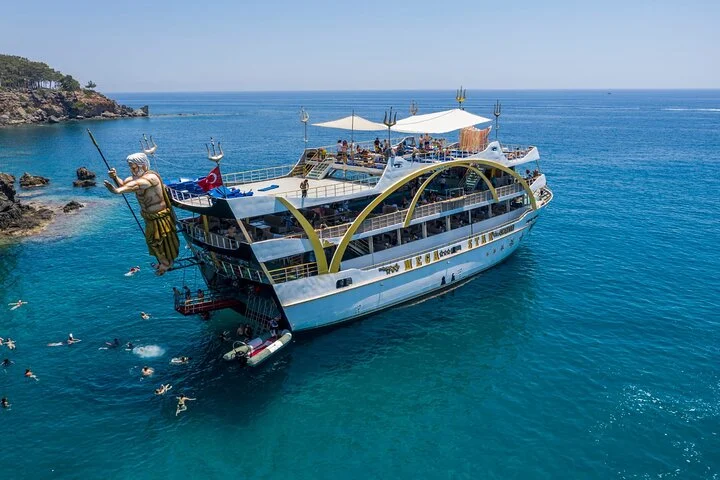 Full-day Boat Tour from Antalya with Lunch and Foam Party