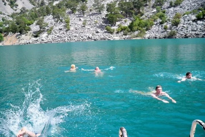 Green Canyon Boat Tour with Lunch and Soft Drinks from Antalya