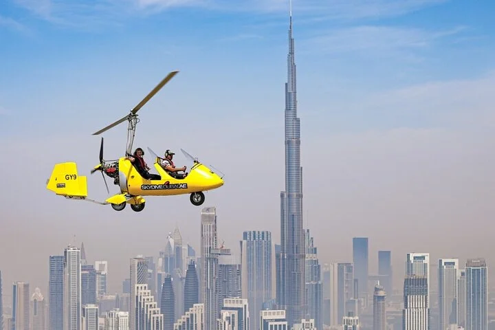 Gyrocopter Flight Experience Dubai With Private Transfers