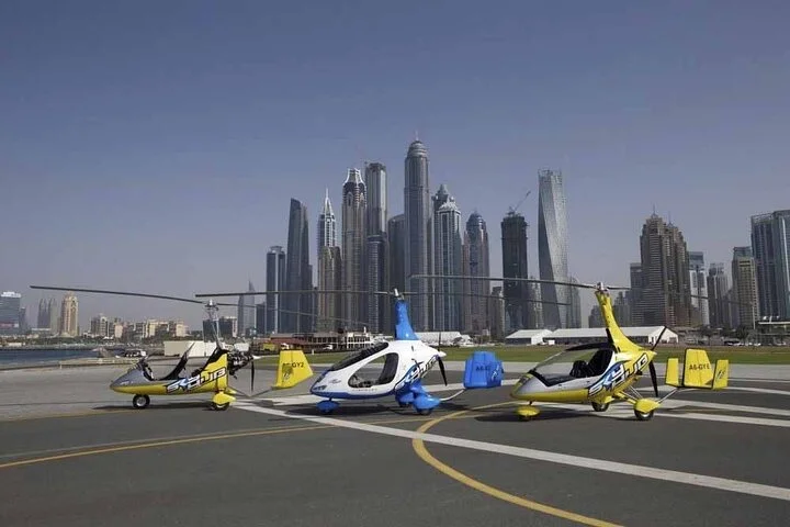 Gyrocopter Flight Experience Dubai With Private Transfers