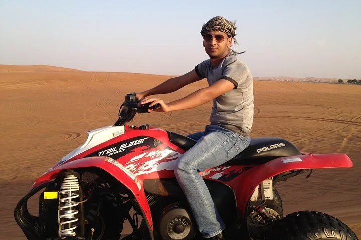 Half-Day Morning Desert Safari with Quad Bike from Dubai with Hotel Pick-up