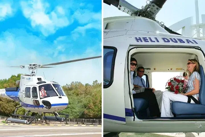Helicopter Ride In Dubai with Complementary Transfer