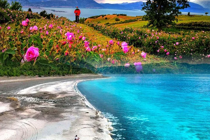 Isparta Roses fields & Tectonic Lake Salda