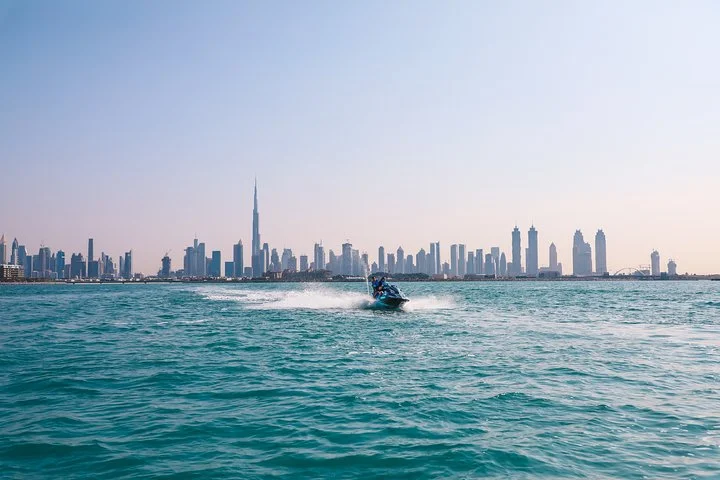 Jet Ski Ride Dubai: Burj Khalifa & Burj Al Arab with Fresh Juice