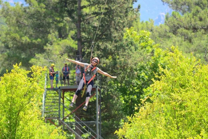 Koprulu Canyon Buggy Monster Rafting and Zipline Adventure